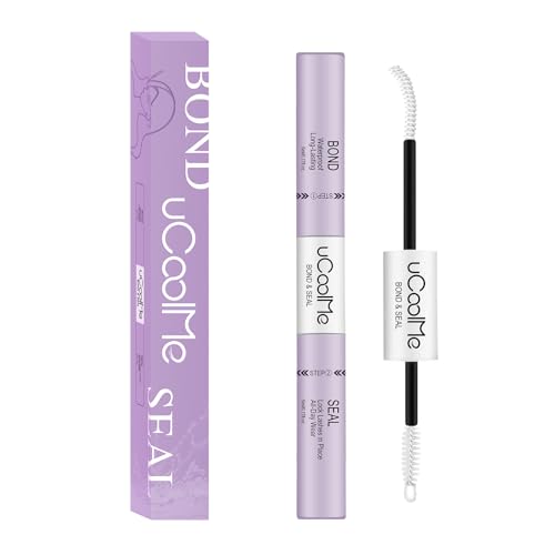 Lash Bond and Seal uCoolMe Waterproof for Lash Clusters 144Hours Super Hold Long-Lasting...