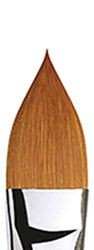 Image of da Vinci Watercolor Series 884 CosmoTop Spin Paint Brush, Giant Pointed Oval Synthetic with Natural Handle, Size 40 (884-40)