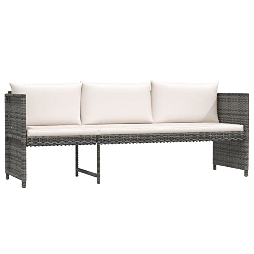 Gecheer 6-TLG. Garten Lounge Set mit Kissen, Loungemöbel Garten Rattan, Lounge Gartenmöbel Set, Terrassenmöbel… – Bild 4