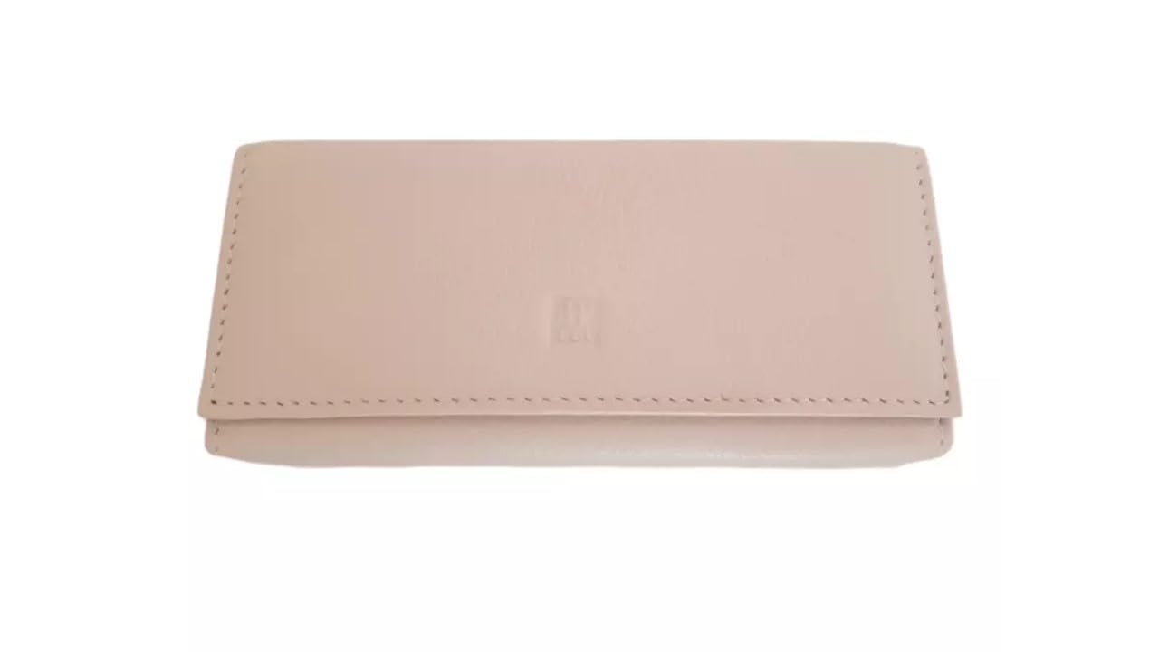 Zwilling – Maniküre Set 5-teilig - Manicure - Nagelschere - Pinzette - Nagelpflege - Druckknopf-Etui - Leder-Etui - 13,8 x 6,5 x 2,5 cm - altrosa
