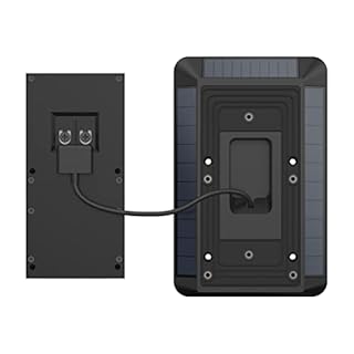 Ring Solar Charger for Battery Doorbells - compatible with Video Doorbell 3, Video Doorbell 3 Plus, Video Doorbell 4, Battery Doorbell Plus, Battery Doorbell Pro