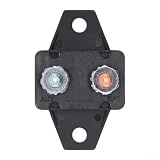 Diseño compacto del disyuntor: mide 11 x 11 x 24 mm (aproximadamente), cabe en espacios reducidos y se puede montar en cualquier orientación; compatible con coches, camiones, autobuses, barcos, caravanas y motores de remolque