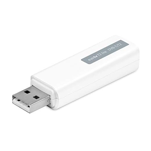 Geniatech 1T2L20161001 extern TV-mottagare (ingång och överföring till DVB-T2 HD) vit