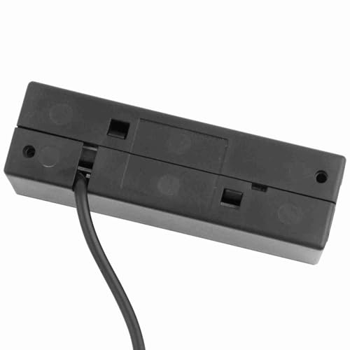 Ejoyous Magnetkarten Lesegerät, MSR580 USB Magnetstreifen Kartenleser 3 Spuren Magnetkartenlesegerät Streifenkartenleser, für TXT Word Excel POS-Systeme