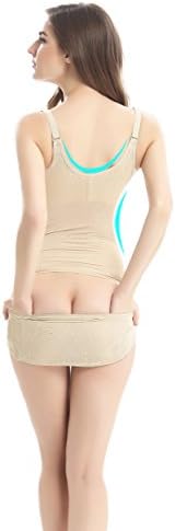 Women Body Shaper by SHUNROUFEN Seamless Shapewear Tummy Control Open Back Slimmer Bodysuit