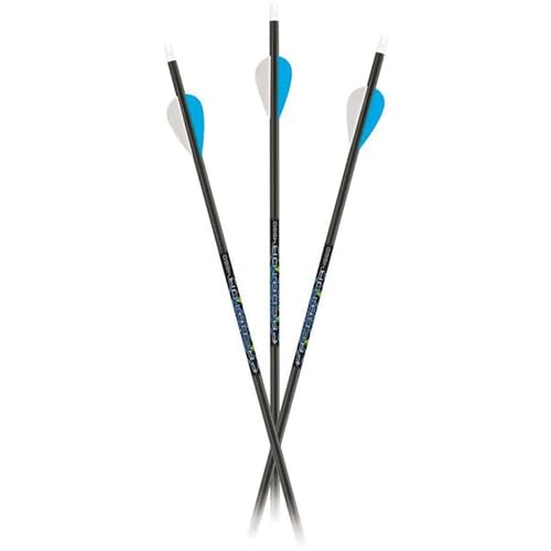 Carbon Express Predator Archery Arrow Shafts .500 Spine - 12 Pack Shafts, Black