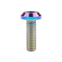 4 Boulons Titane M6x20mm – Ton Or – Universel Vélo/moto – Neuf