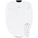 Brondell Swash 1400 Luxury Bidet Toilet Seat, Fits Elongated Toilets, White – Bidet – Dual Stainless-Steel Nozzles with Sterilization, Warm Air Dryer, Ambient Nightlight