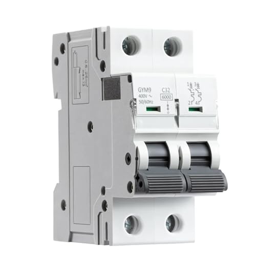 Disjoncteur MCB protégeant vos lignes électriques 2 pôles 63A 230V rail Din - 2