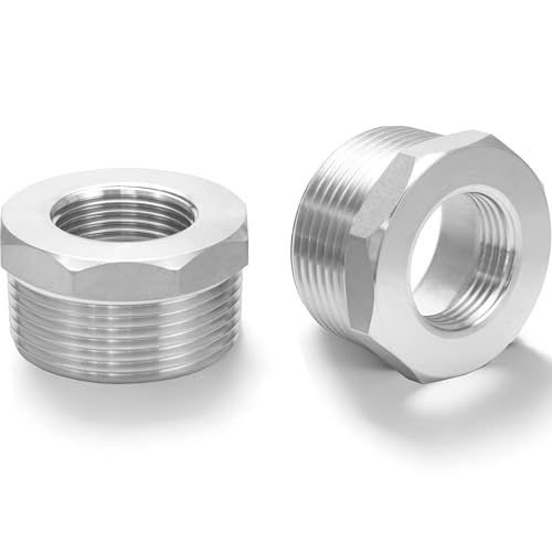 Accesorio de acero inoxidable con buje hexagonal NPT de alta presión 2