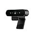 Logitech BRIO ULTRA-HD PRO Webcam, 4K HD 1080p, 5-fach Zoom, Hohe Bildfrequenz, HDR und RightLight 3, USB-Anschluss, Gesichtserkennung mit Windows Hello, Für Skype, Zoom, Cisco, PC/Mac - Schwarz
