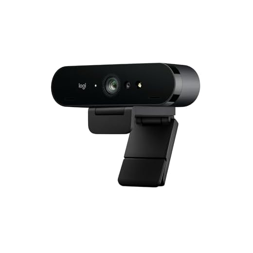Logitech 960-001106 Brio Ultra HD Pro Webbkamera, Svart
