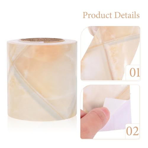 Image of UPKOCH Easy Install Marble Sticker Countertop Peel and Stick Marble Wallpaper Removable Wall Decals for Home Decor