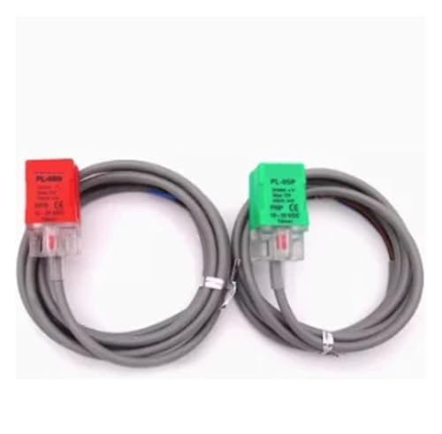Détecteur de proximité PL-08N NPN NO avec boîtier cubique vert et détection 8mm