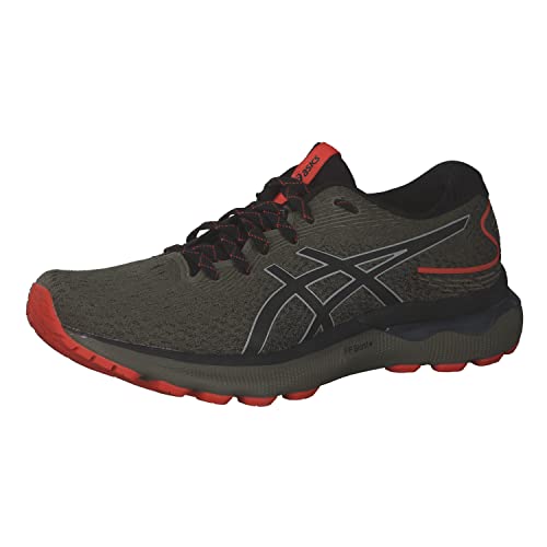 ASICS Nimbus 24 Straßenlaufschuhe für Männer Schwarz Weiß