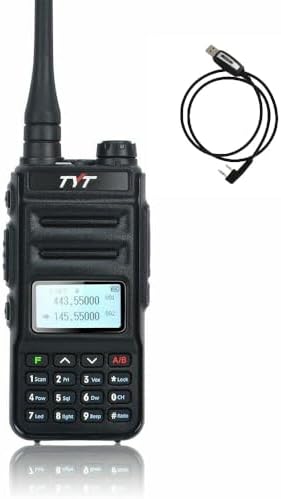 TYT TH-UV88 Two Way Radio Dual Band VHF/UHF Walkie Talkie. Whit Updated USB Cable