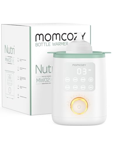Momcozy Nutri-Flaschenwärmer, 9-in-1-Babyflaschenwärmer mit Nachtlicht, genaue Temperaturregelung, erhält Nährstoffe in der Muttermilch, für alle Flaschen mit Muttermilch oder Säuglingsnahrung Momcozy Nutri-Flaschenwärmer, 9-in-1-Babyflaschenwärmer mit Nachtlicht, genaue Temperaturregelung, erhält Nährstoffe in der Muttermilch, für alle Flaschen mit Muttermilch oder Säuglingsnahrung