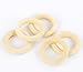 Housweety 20 Natural Wood Circle/Ring Pendant/Connectors Jewelry Making 5.6cm Dia(2 2/8")