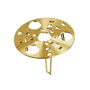 CALANDIS Steaming Tray Removable Reusable Easy Clean Gadgets Durable Egg Steamer Rack Gold 13.5cm | 1 Steamer Rack