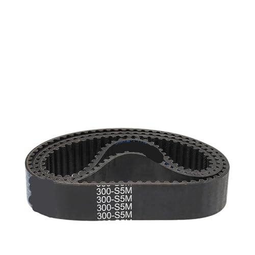 Courroie S5M en caoutchouc synchrone 305mm de 61 dents pour poulie moteur et robotique