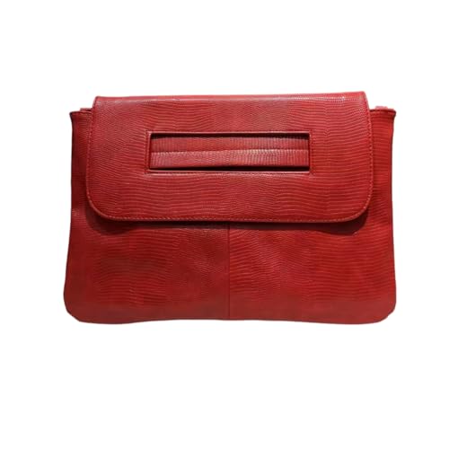 Image of Women Classic Crocodile Pattern Faux Leather Clutch Purse Oversized Female Shoulder Bag Messenger Handbag