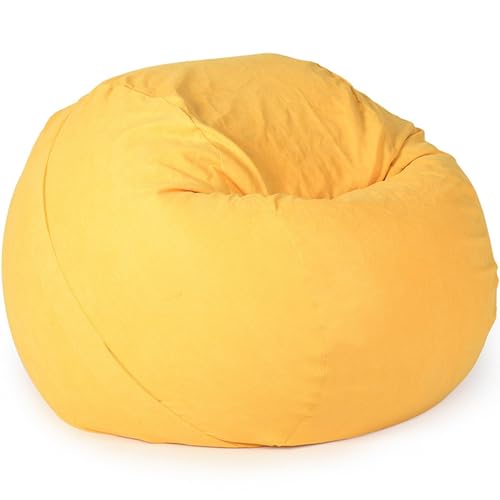 Pouf sac à haricots avec couvercle de fermeture souple zippé