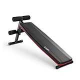 CAP Barbell Sit Up Bench – Adjustable Decline Ab Bench for Home Gym – Multi-Purpose Slant Board for Core Strength, Sit-Ups, and Full-Body Workouts