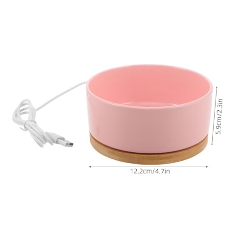 Gamelle chauffante chat alimentation USB céramique solide