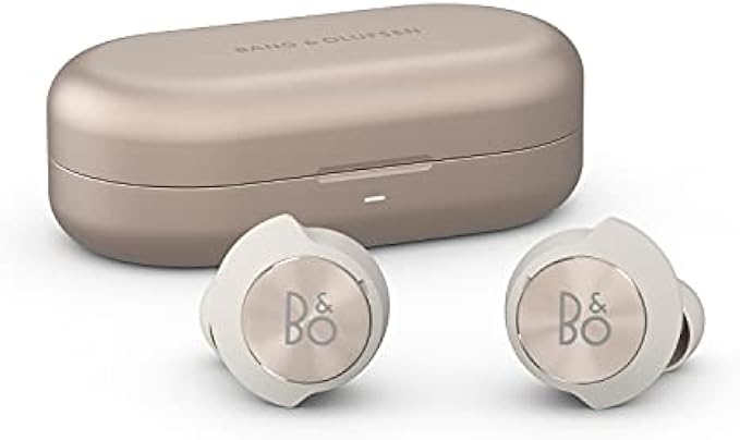 Bang & Olufsen Beoplay EQ - Active Noise Cancelling Wireless In-Ear Earphones with 6 Microphones, up to 20 hours of playtime, Sand