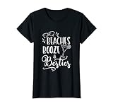 Womens Funny Friends Weekend Girls Trip - Beaches Booze and Besties T-Shirt