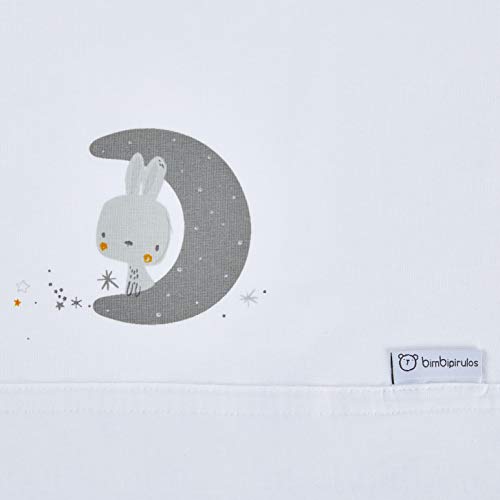 Parure de lit bébé Bimbi Lapin 50X80 idéale pour le cododo et cododo mixte
