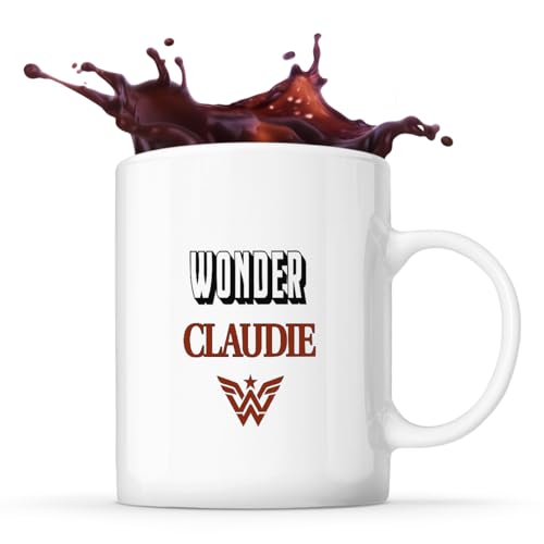 Otshirt Tasse Wonder Deborah 1 - Mug avec Anse Cœur - Idée Cadeau Prénom Personnalisable Humour Anniversaire Fête Retraite Drôle Original Collègue
