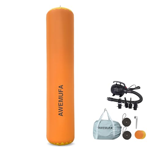 AWEMUFA 6ft Inflatable Boat Bumper for Docking, Large Boat Fender Dock Bumper, Inflatable Pontoon...