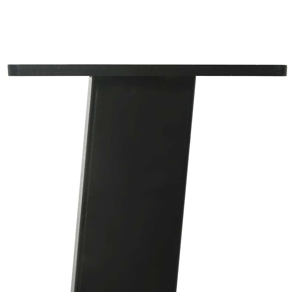 Gambe per Tavolo consolle 4 pz Nere 72 cm in Acciaio,Mobili,Accessori per tavoli,Gambe per tavoli,5.98 kg -4012492