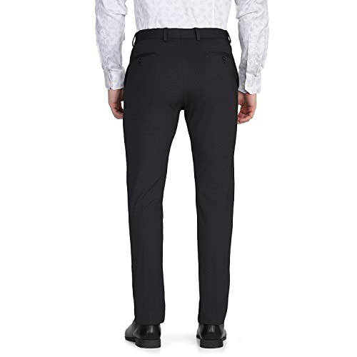 Image of blackberrys Structured Nylon Slim Fit Mens Work Wear Trousers