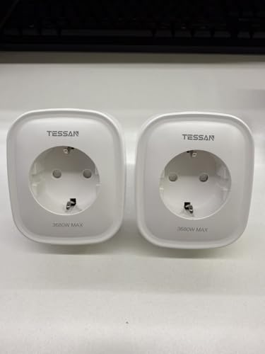 TESSAN Enchufe Inteligente Alexa, 3680 W Temporizador Enchufe con 2 Piezas