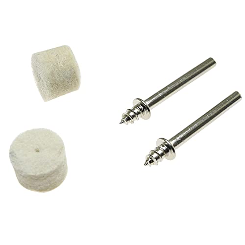 Longdex Wool Felt Polishing Buffing Pad 50PCS 1Inch High Service Life