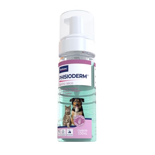 Virbac Phisioderm Banho Seco para Cães e Gatos 150 mL