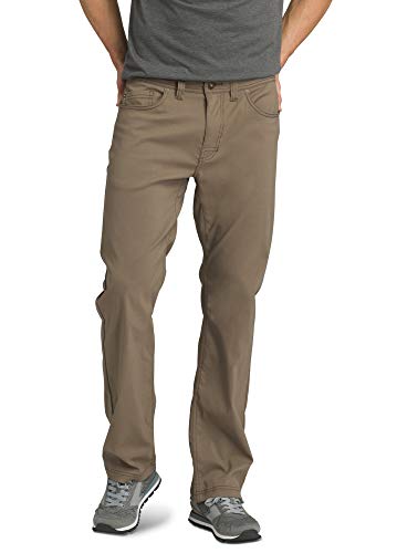 prAna Men's Brion Pant, Mud, 28W x 34L