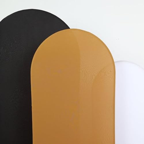 Efavormart 6Ft Gold Spandex Fit Round Top Backdrop Frame Stand Cover, 2-Sided Wedding Arch Cover #TOP5