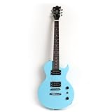 Fojill LP Electric Guitar Solid Body Canadian Maple Rosewood Fretboard Mahogany Body Stainless Frets(Bolt On Blue)