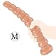 BDSMJOY 320mm Analkugeln Analkette Analplug mit 10 Anal Beads,Extra Lange Anal Dildo xxl mit Saugnapf,Buttplug Analdilos Herren,Diloschwanz für Frauen Männer,Anal Plug Analspielzeuge (Realistisch, M)