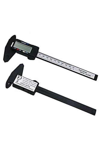 150 Mm Dijital Kumpas Elektronik Fiber Karbon Kaplı Plastik; Kumpas, 4 Ay