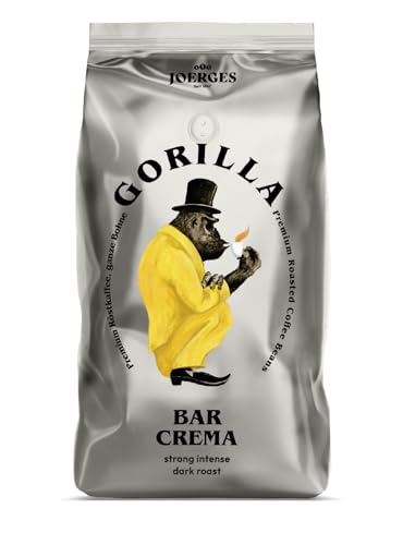 Joerges Kaffee ganze Bohnen Espresso Gorilla Bar Crema 1 kg
