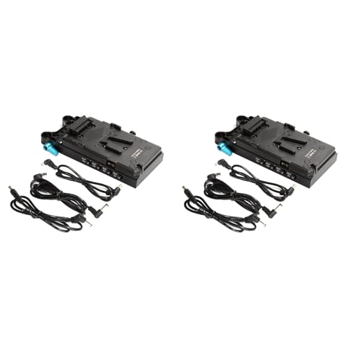 Adaptateur de Plaque de Batterie V-Lock pour Moniteur et Caméra Cinéma (Lot de 2)