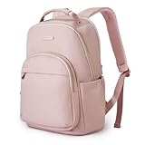 LIGHT FLIGHT Laptop Backpack Women Travel Backpacks for 17.3 Inch Computer, Backpack for Work Travel College, Large Pink