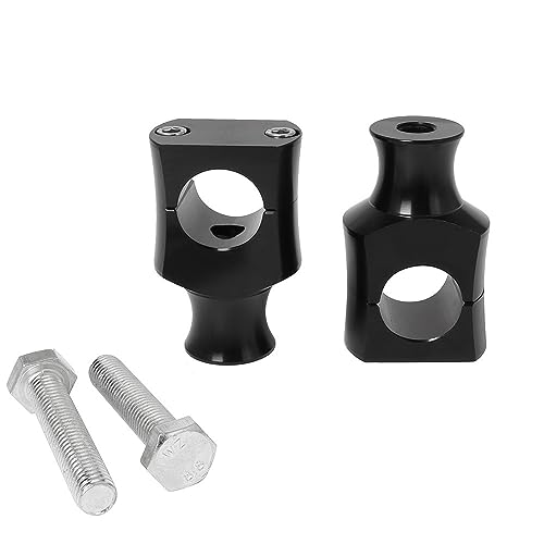 Guidon riser pince de levage noir pour savourer les longues virées de week-end en moto custom