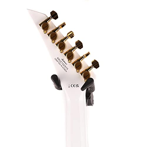 Jackson Concept Series Rhoads RR24 HS EB White W/Black Pins Guitarra Eléctrica - Les Beatles, Paul McCartney, John Lennon, RIngo Starr, George Harrison Jackson Concept Series Rhoads RR24 HS EB White W/Black Pins Guitarra Eléctrica – Image 6