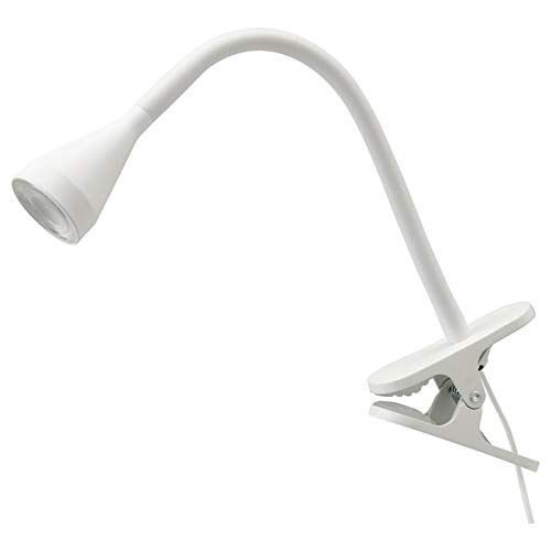 NÄVLINGE LED clamp Spotlight, White, Luminous Flux: 220 lm, L: 34 cm, Cord Length:2.0 m for Home & Office use. LED Lamps. LED Lights. Lamps & Lighting.