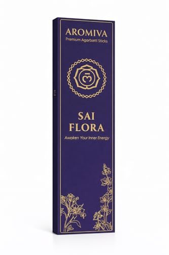 SVHV AROMIVA Sai Flora Masala Premium Agarbatti Sticks | Traditio...